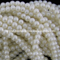 5X6mm White Glass Pearl Rondelle Beads Strand (KT-GPB01)